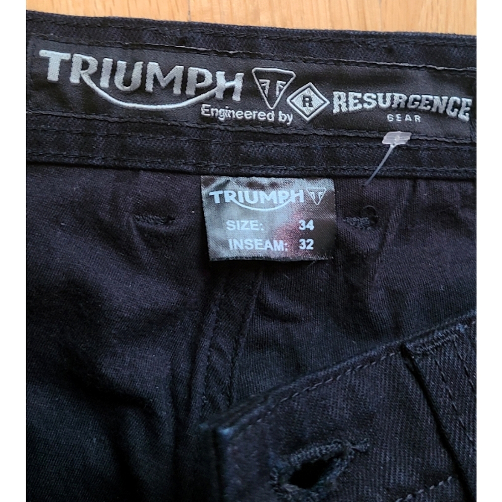 Triumph Solo Motorcycle Riding Jean (MDJS18150) Streetwear Size 34 - Picture 4 of 13